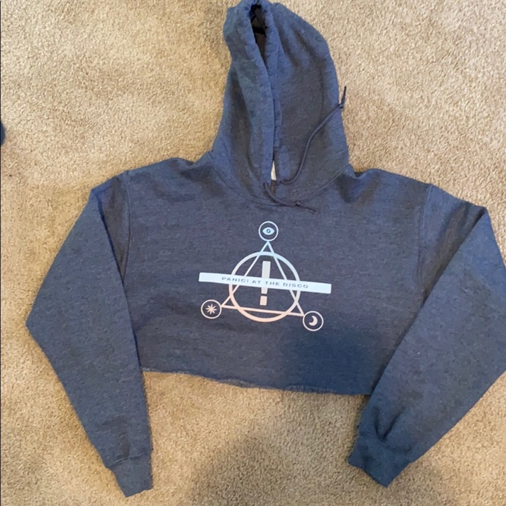 P!ATD cropped sweater SZ Sml